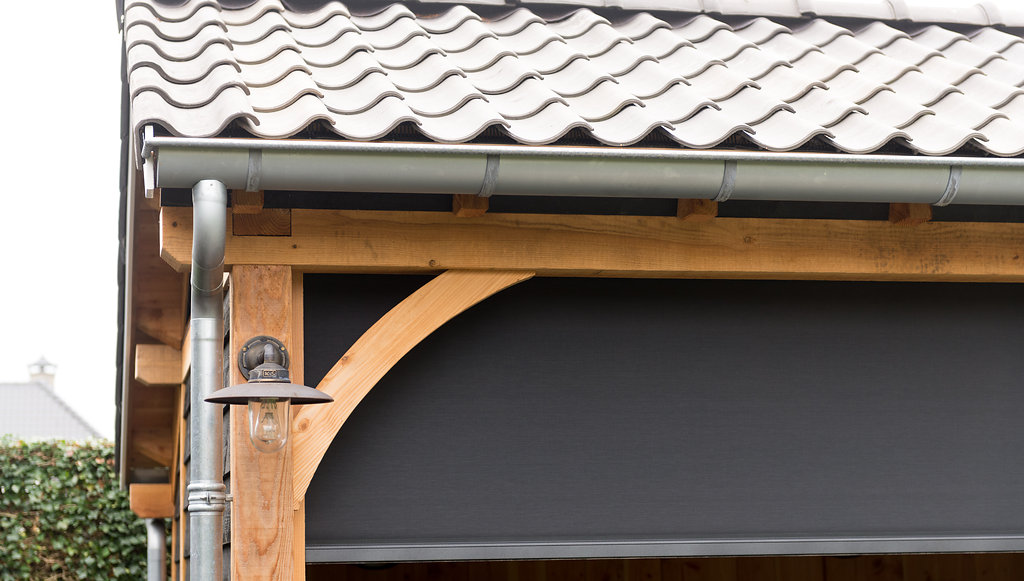 Electrisch SOLAR screen met ZIP | 201-250cm breed | Zeeland